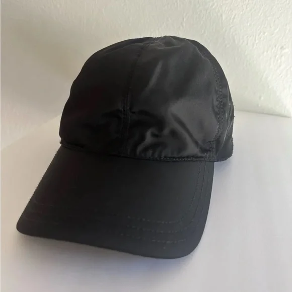 PRADA-AUTHENTIC (NWT) All Black Large Baseball Cap PRADA Men main image 2